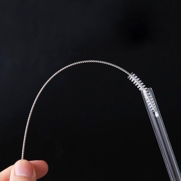 Cọ Rửa Ống Hút, Núm Moonship 361 Cho Bé, Thép Không Gỉ, Uốn Cong Dễ Dàng