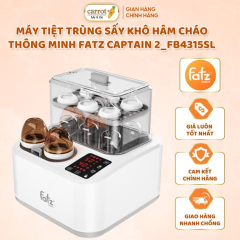 Máy Tiệt Trùng Sấy Khô Nấu Cháo Thông Minh Tích Hợp Máy Hâm Sữa – CAPTAIN 2 – FB4315SL