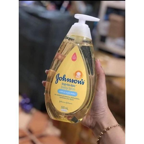 Sữa Tắm Gội  Toàn Thân Baby Johnson's 500ml, Dành Cho Bé