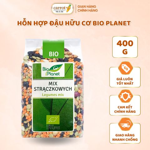Hạt Tổng Hợp Các Loại Đậu Hữu Cơ Bio Planet 400G