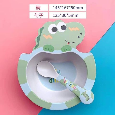 Bát Ăn Dặm Kèm Thìa Nhiều Hình Eco, Chén Ăn Dặm Cho Bé