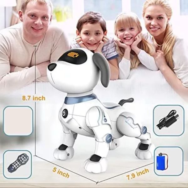 Chó Điều Khiển Thông Minh K16 - Phù Hợp Cho Bé Trai Và Bé Gái, Pin Sạc, Nhiều Chế Độ Tương Tác