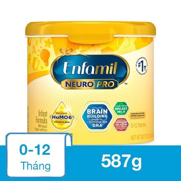 Sữa ENFAMIL NEUROPRO Infant Formula Cho Bé 0 - 12 Tháng 587G
