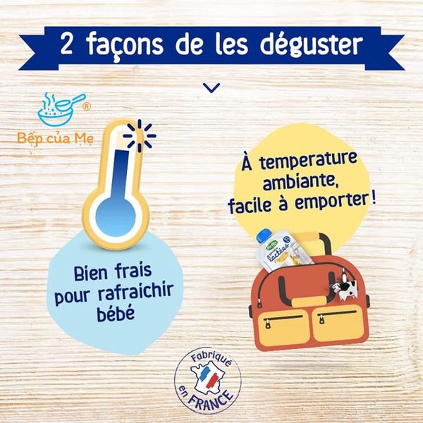 Sữa Chua Túi Bledina Đủ Vị Cho Bé