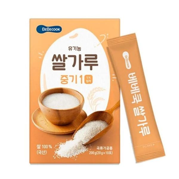 Gạo Hữu Cơ Hạt Vỡ Bebecook Hàn Quốc 200G