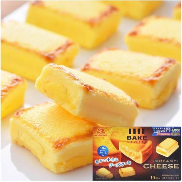 Bánh Phô Mai Nướng Cheese Bake Morinaga Nhật Bản Hộp 45g