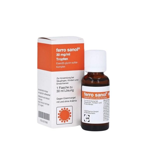 Sắt Nước Ferro Sanol Tropfen Đức Cho Trẻ Từ Sơ Sinh, Trẻ Em,Người Lớn - 30ml