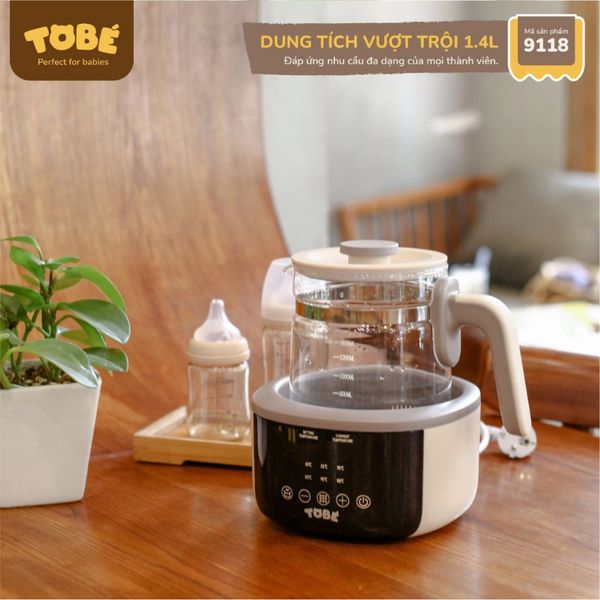 Máy Đun Và Hâm Nước Pha Sữa Speedy 01 TOBE, Thiết Kế Thông Minh Khử Clo