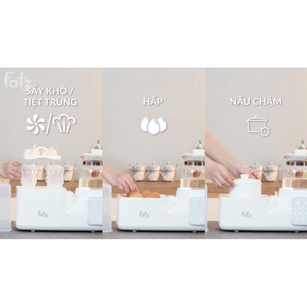 Máy Tiệt Trùng Sấy Khô Mutimax 3 Fatzbaby Với 7 Chế Độ Làm Việc Bảo hành 12 tháng