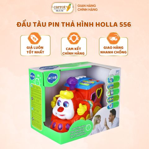 Đầu Tàu Pin Thả Hình HOLA 556, Đồ Chơi Đầu Tàu Có Âm Thanh