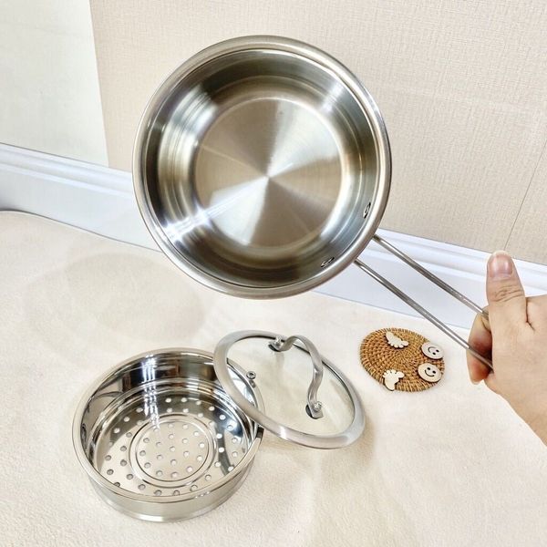 Nồi Kèm Xửng Hấp Milk Pot 16Cm Sub304