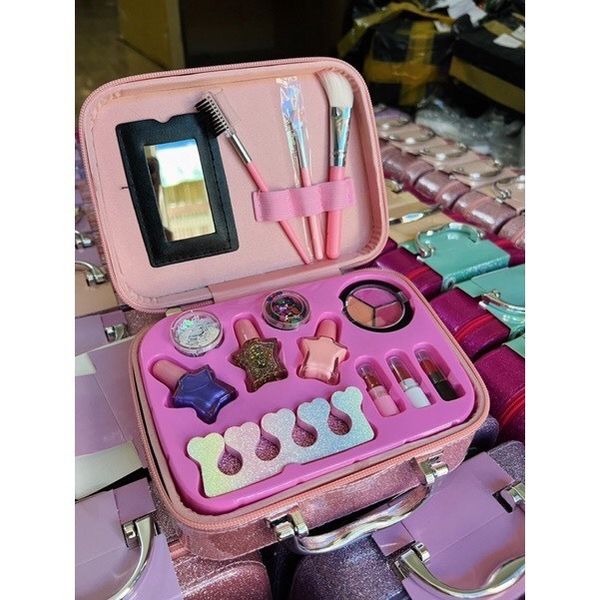 Đồ Chơi Túi Xách Trang Điểm Nhũ - B160, Đồ Chơi Cho Bé Gái