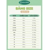 Bộ Dài Tay Thu Đông Nỉ Cotton Chấm Bi UalaRogo UR 3668 Cho Bé Từ 1-5Y