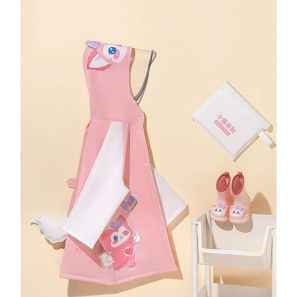 Áo Mưa Melittdeer Cho Bé, Áo Mưa Trẻ Em Cao Cấp Có Mũ, Chất Liệu An Toàn Cho Bé