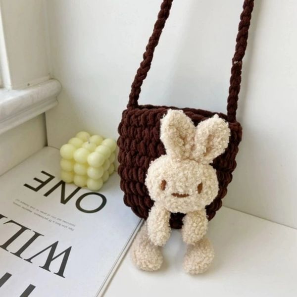 Túi Đeo Chéo Hình Thỏ Hoạt Hình Đáng Yêu Cho Bé