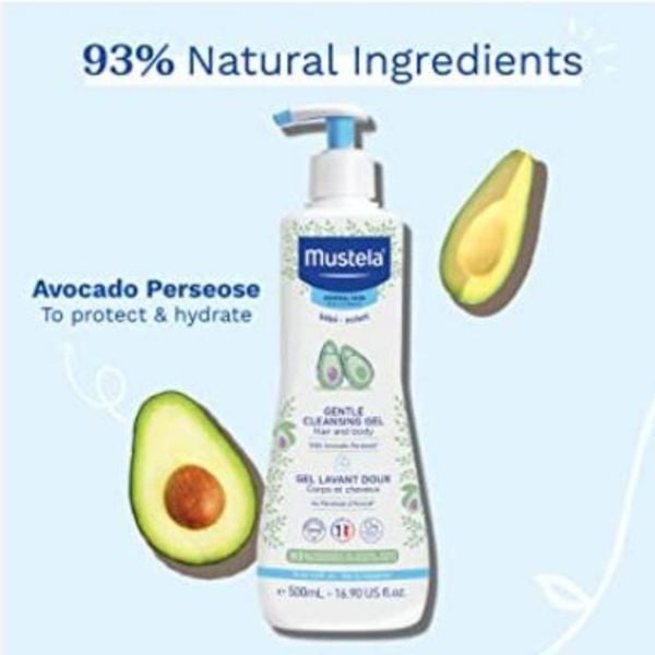 Sữa Tắm Cho Bé Mustela Gentle Da Thường Dung Tích 500ML, Sữa Tắm Gội Toàn Thân, Dưỡng Da Bé - Siêu Thị Mẹ Và Bé Carrot