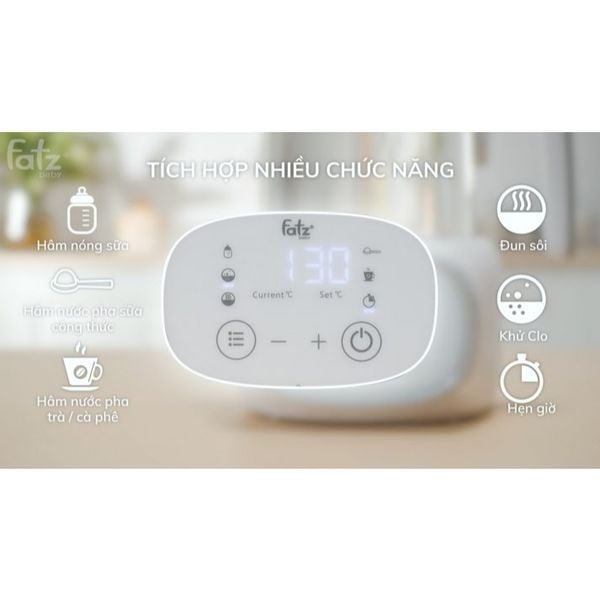 Máy Đun Nước Và Hâm Nước Pha Sữa Điện Tử QUICK 9 Fatzbaby