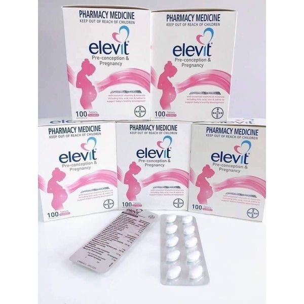 Viên Uống Elevit Úc – Vitamin Cho Bà Bầu