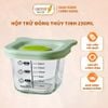 Hộp Trữ Đông Thuỷ Tinh Đựng Thức Ăn Cho Bé Chia Vạch 230ml