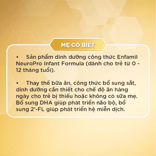 Sữa Enfamil NeuroPro Infant Formula 890g (0-12 tháng) - Siêu Thị Mẹ Và Bé Carrot