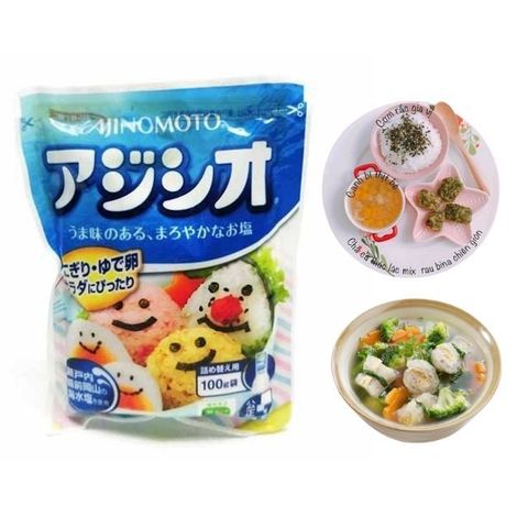 Muối Eco Ajinomoto Nhẹ Cho Bé 100G, Muối Giảm Mặn Cho Bé