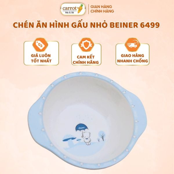 Chén Ăn Hình Gấu Nhỏ Beiner 6499, Bát Ăn Dặm Cho Bé
