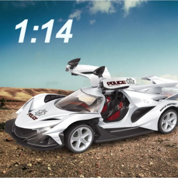 Đồ Chơi Xe Điều Khiển Police Mở Cửa Đựng 2 Bên 565-k27 Cho Bé