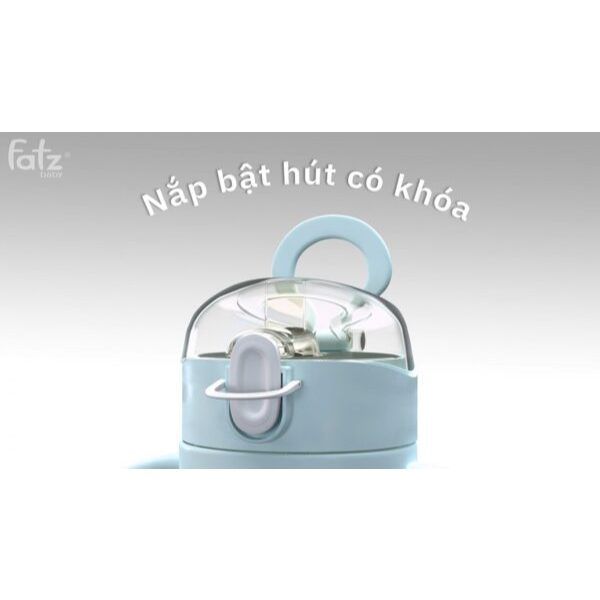 Bình Nước Fatzbaby FB0298BT-X PPSU Bật Hút Hai Tay Cầm 250ML Cho Bé 6M