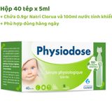 Nước Muối Sinh Lý Physiodose Cho Trẻ Sơ Sinh, Chăm Sóc Vệ Sinh Mũi Miệng
