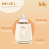 Máy Lắc Và Giữ Ấm Bình Sữa Thông Minh Cho Bé Fatzbaby Shake 2 – FB3911HB