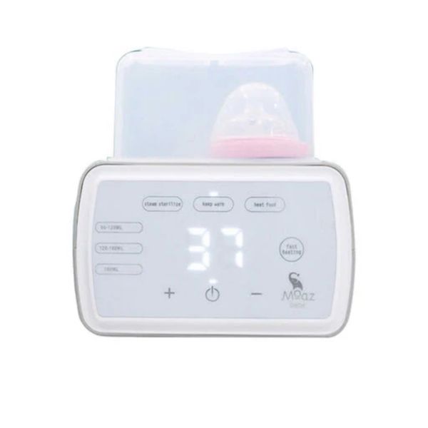 Máy Hâm Sữa Tiệt Trùng 2 Bình 3In1 MOAZ BEBE MB-003