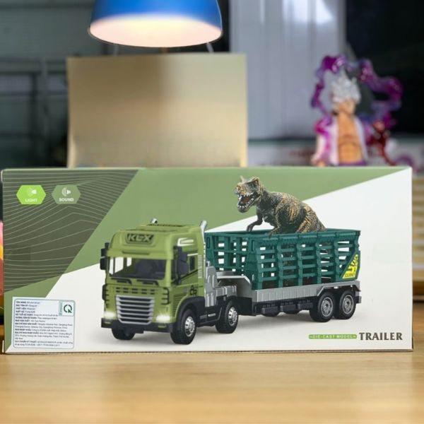 Xe Kéo Khủng Long KLX 800-203, Xe Đà Chở Khủng Long Cho Bé Từ 3 Tuổi