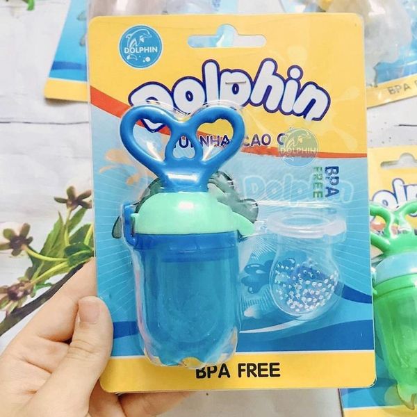 Túi Nhai DOLPHIN Silicone Cao cấp Chống Hốc Cho Bé