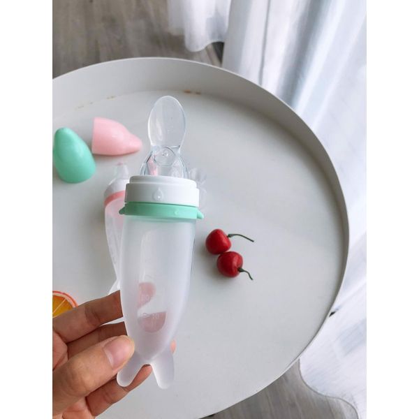 Bình Ăn Dặm Và Túi Nhai V-Cool 2In1 Cho Bé