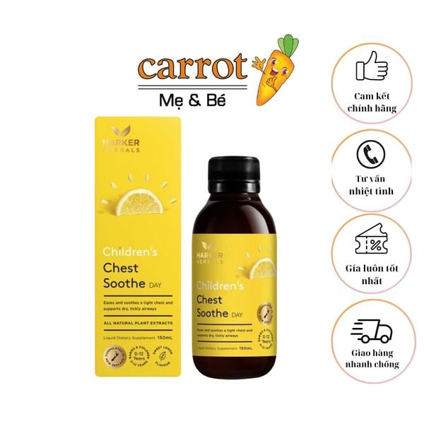Siro Harker vàng giảm ho khan,đẩy bờm cho bé 150ml