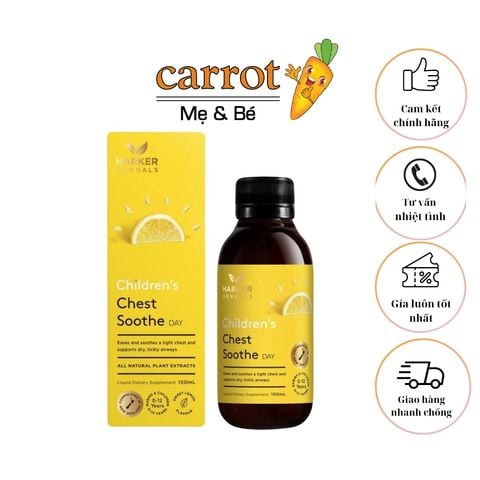 Siro Harker vàng giảm ho khan,đẩy bờm cho bé 150ml