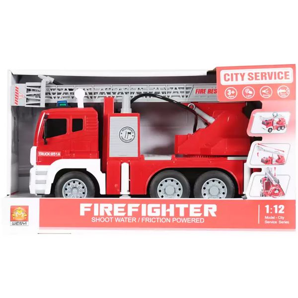 Đồ Chơi Xe Cứu Hỏa Dà WY850A, Đồ Chơi Firefighter Cho Bé Từ 3 Tuổi