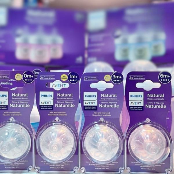 Núm Ti Avent Natural Đủ Size Cho Bé - Size 2 Cái