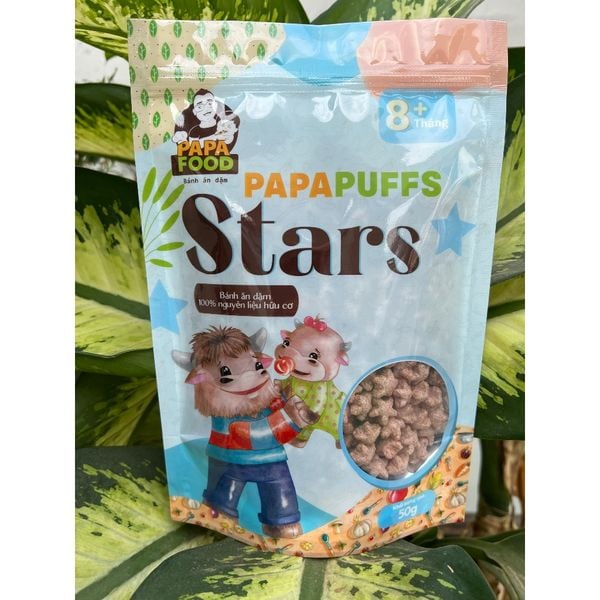 Bánh Ăn Dặm Cho Bé Papafood Papapuffs