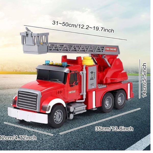 Đồ Chơi Xe Công Trình, Cứu Hoả Fire Engine Jin Jia Toys Cho Bé Từ 3 Tuổi