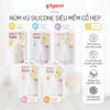 Núm Vú Pigeon Cổ Hẹp Siêu Mềm Cho Bình Sữa Cổ Hẹp Pigeon Và Bình Cổ Hẹp Khác