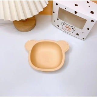 Bát Gấu Silicon Mum BéBé Có Đế Chống Trượt Cho Bé