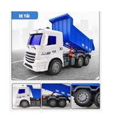 Hộp Đồ Chơi 4 Xe Xuan Le Qi XLQ4J Cho Bé 3 Tuổi, Xe Cảnh Sát