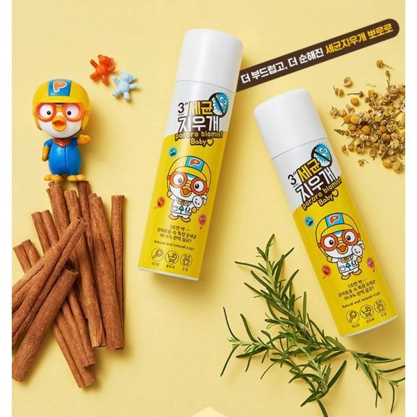 Xịt Khuẩn Đồ Dùng Của Bé Biomist Pororo Hàn Quốc Chai 100mL Làm Sạch Cơ Thể Bé Và Không Khí