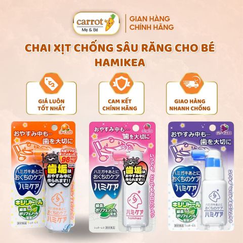 Chai Xịt Chống Sâu Răng Cho Bé Hamikea Hương Dâu