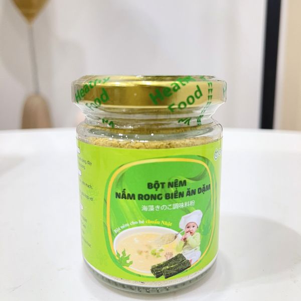 Bột Nêm Nấm Rong Biển Ăn Dặm, Bột Nêm Rau Củ Ăn Dặm GHFOOD 50G