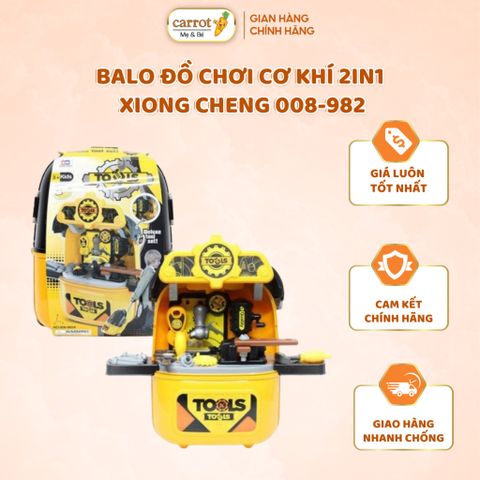 Đồ Chơi BaloCơ Khí 2In1 Xiong Cheng 008-982, Đồ Chơi Vali Kéo Cho Bé