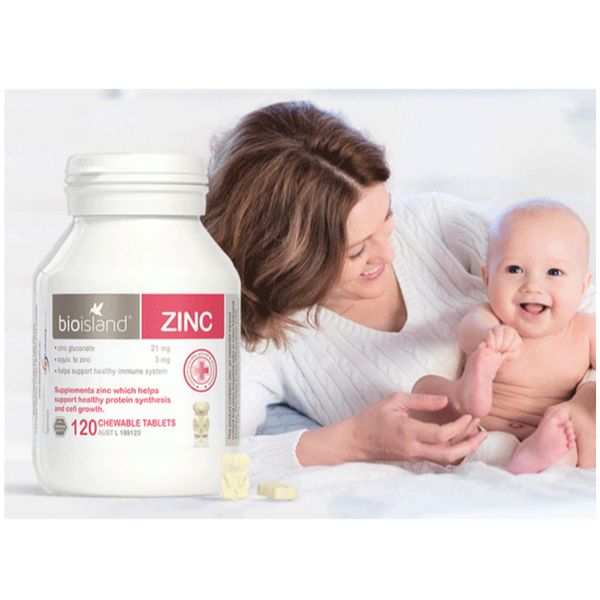 Kẽm Bio Island ZinC - Viên Bổ Sung Kẽm Cho Bé 120 Viên - Siêu Thị Mẹ Và Bé Carrot