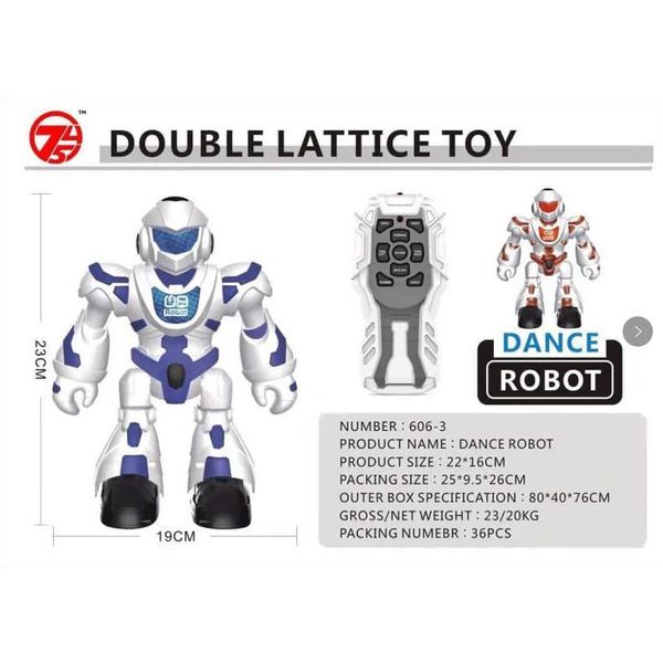 Robot Điều Khiển Thông Minh Cho Bé - Có Nhạc, Di Chuyển Đa Dạng, 606-3