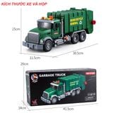 Xe Rác Jin Jia Toys 666-53p Đồ Chơi Trẻ Em Có Đèn Và Âm Thanh Kèm 3 Thùng Rác